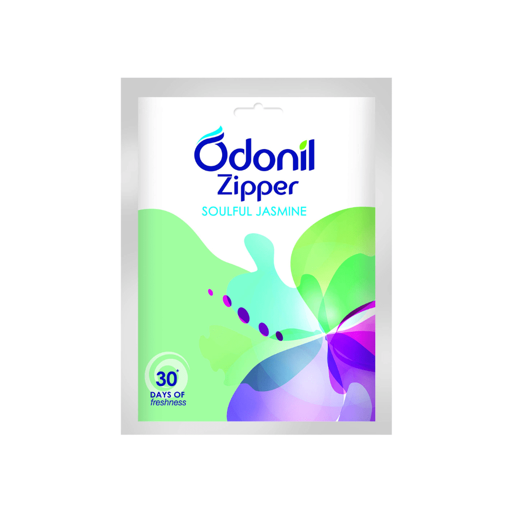 Odonil Zipper Soulful Jasmine Air Freshener 10 Gms