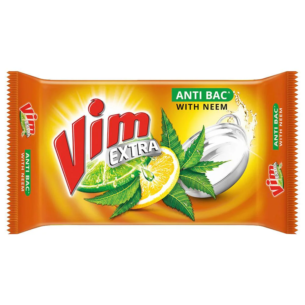 Vim Extra Anti Bac Neem Dishwash Bar