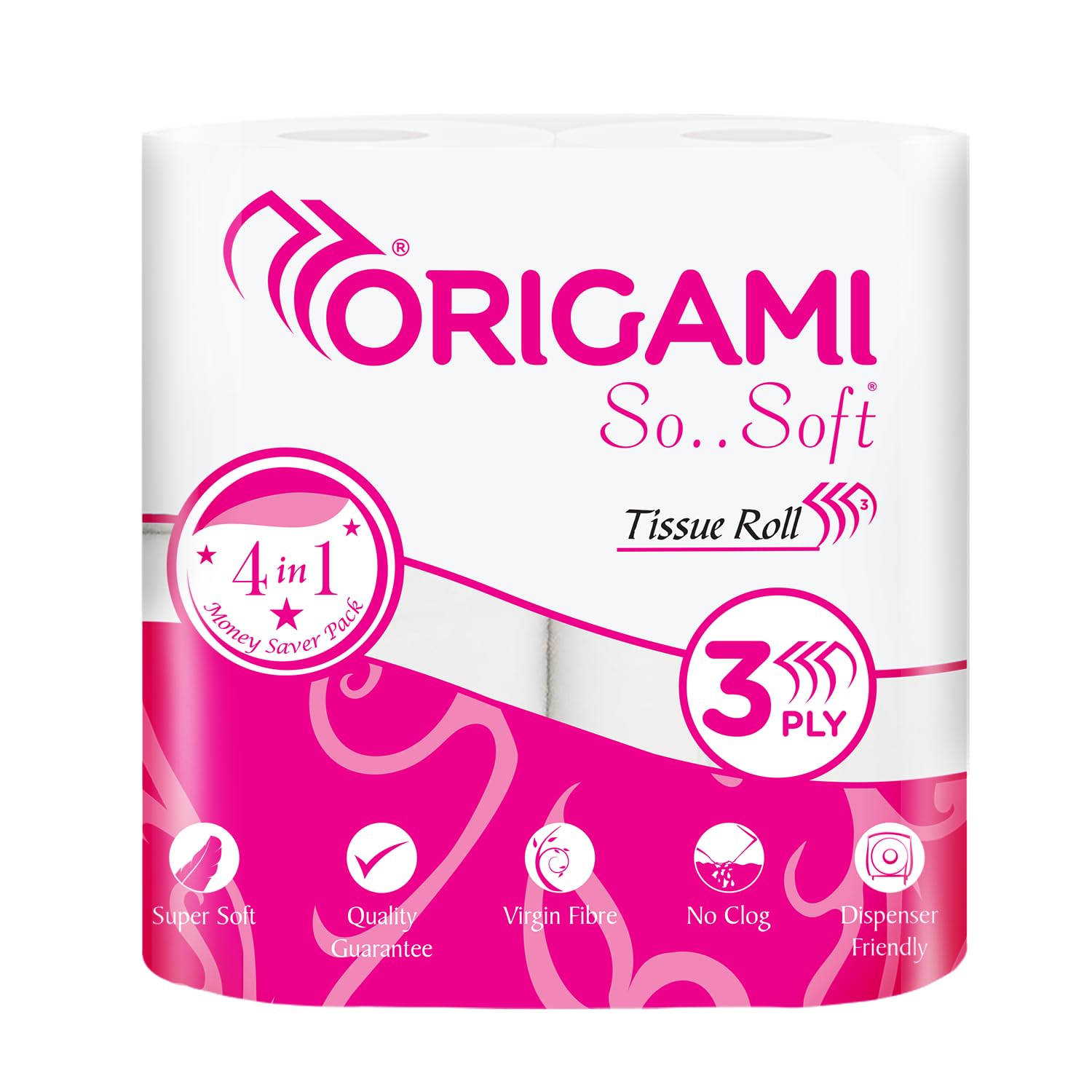 Origami Tissue Roll 4in1