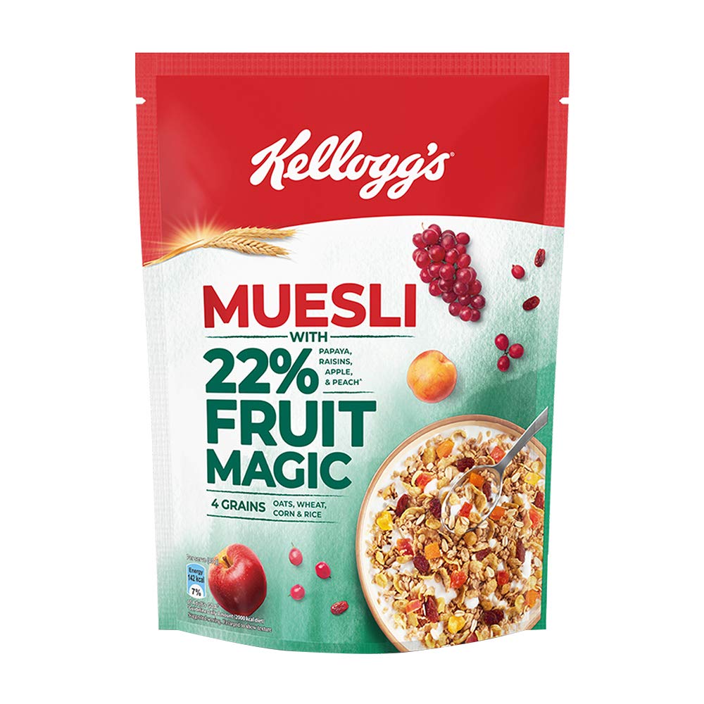 Kellogg's Muesli With 22% Fruit Magic 500G