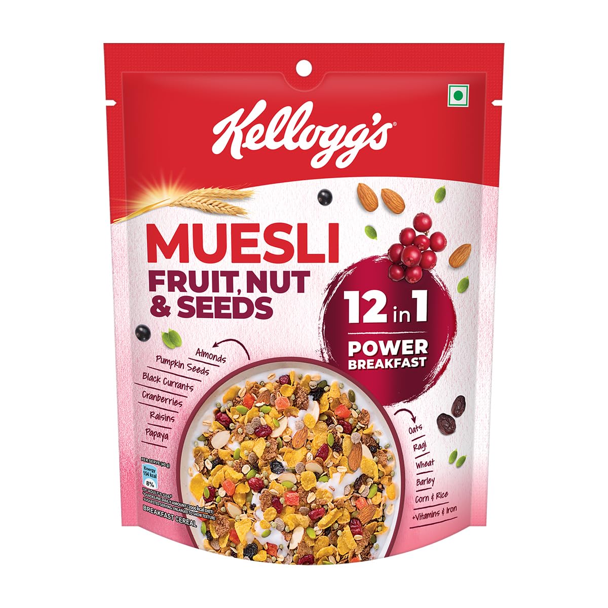 Kellogg's Muesli Fruit Nut Seeds 240g