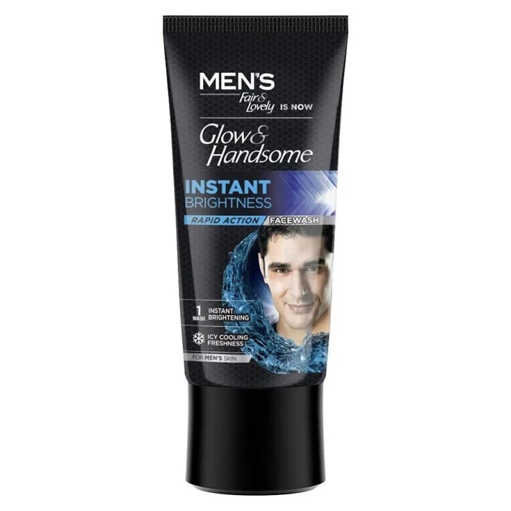 Men'S Fair & Lovely Glow HandsomeAction Face Wash 50gm