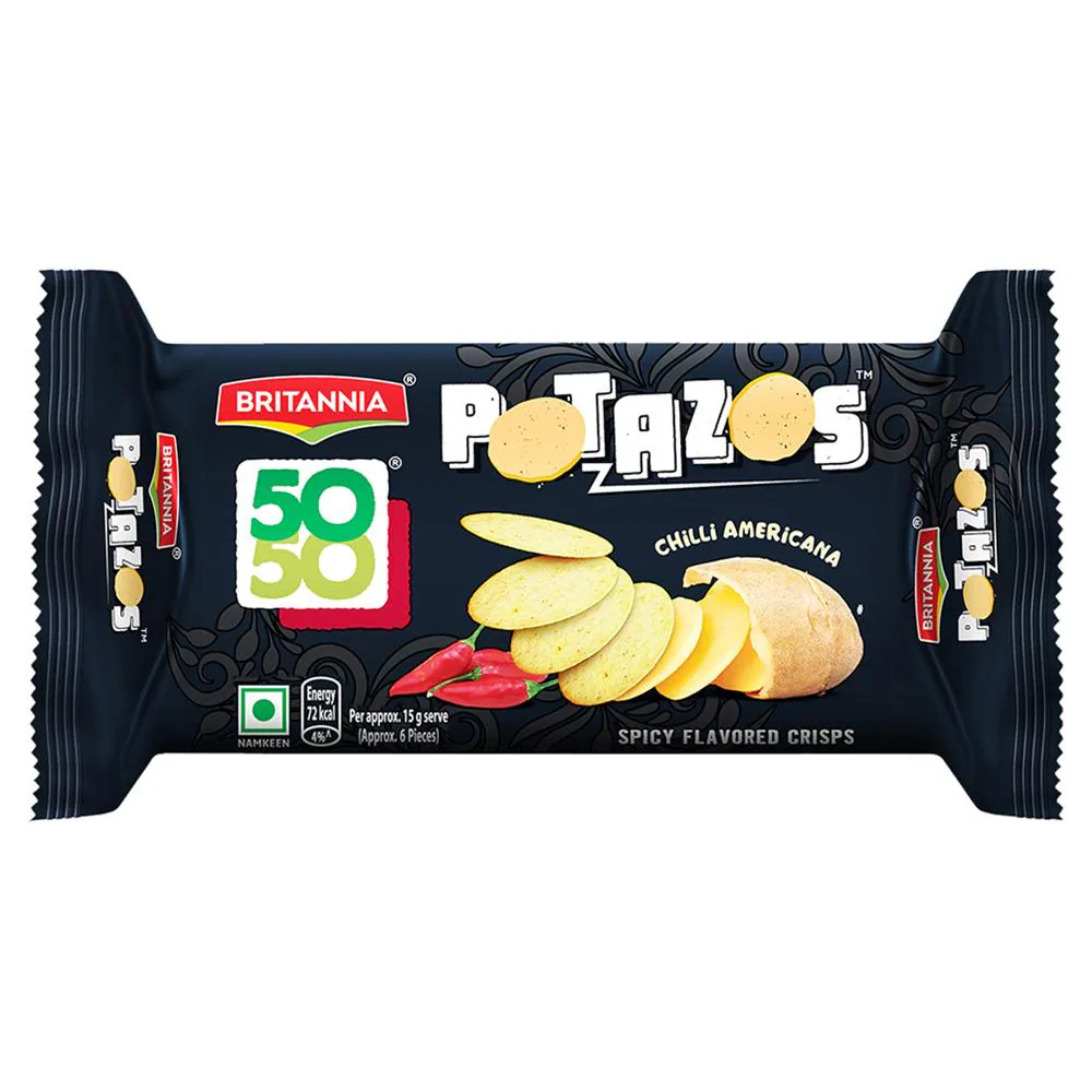 Britannia 50 50 Potazos Spicy
