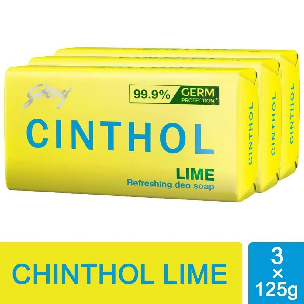 Cinthol Lime Bathing Bar  300g