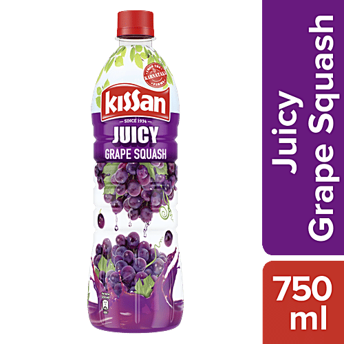 Kissan Juicy Grape Squash 750ml