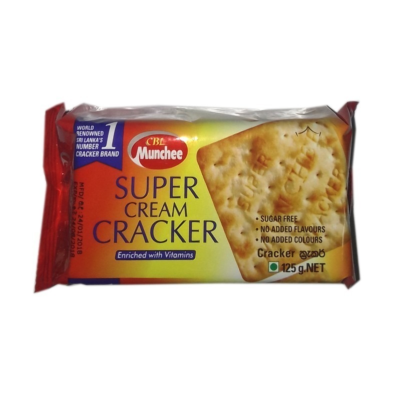Munchee Super Cream Cracker 125G
