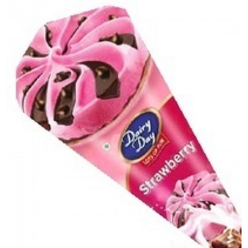 Dairy Day Cone Ice Cream  Stra