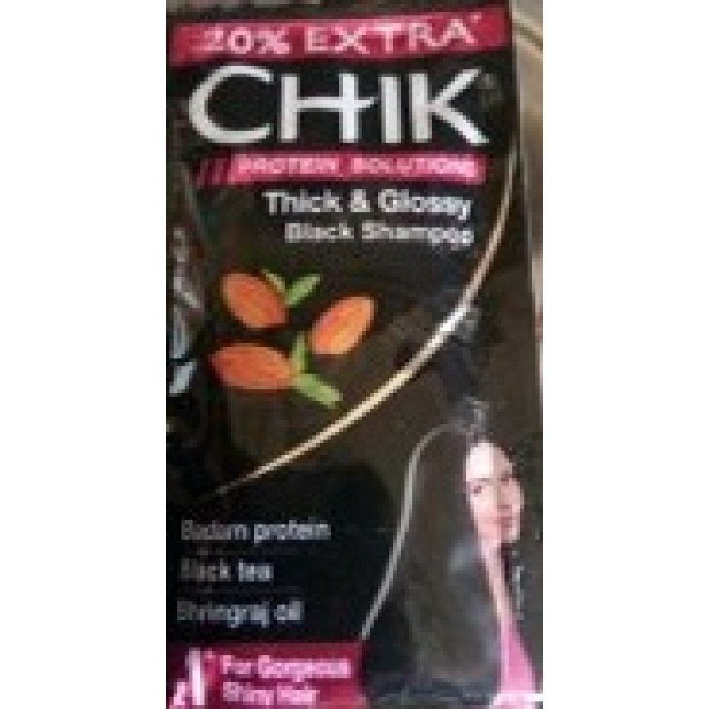 Chik Thick & Glossy Black Sham