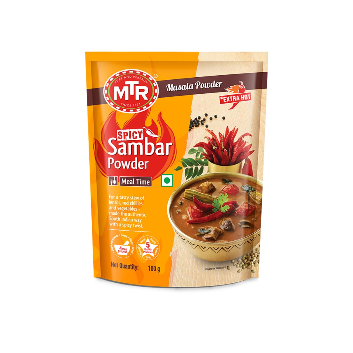 MTR Spicy Sambar Powder  100g