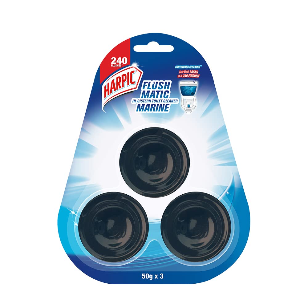 Harpic Flush Matic In-cistern Toilet Cleaner Marine 50gm