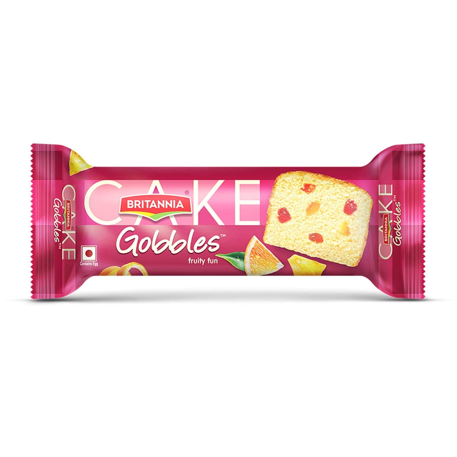 Britannia Cake Gobbles Fruity Fun 50G