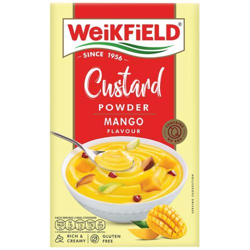 Weikfield Custard Powder  Mango Flavour  75g