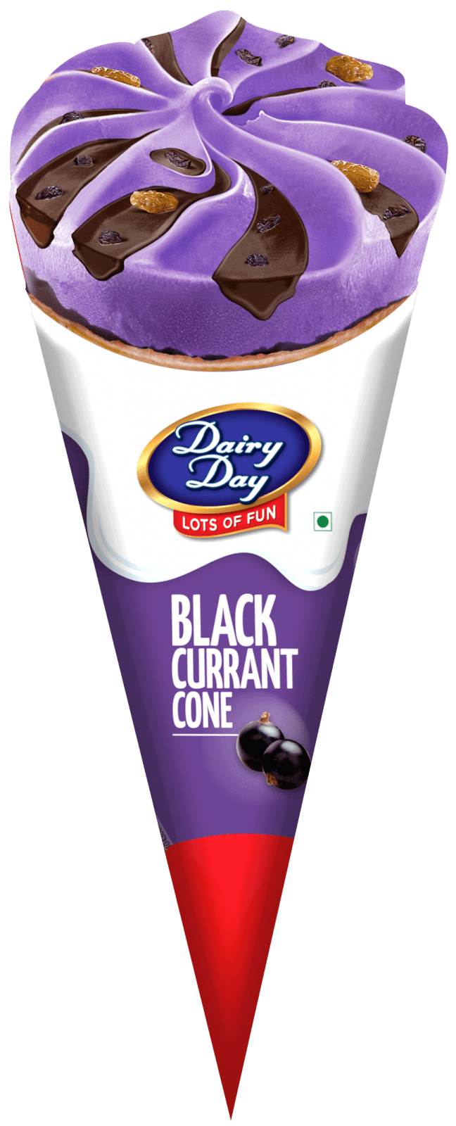 Dairy Day Cone Ice Cream  Blac