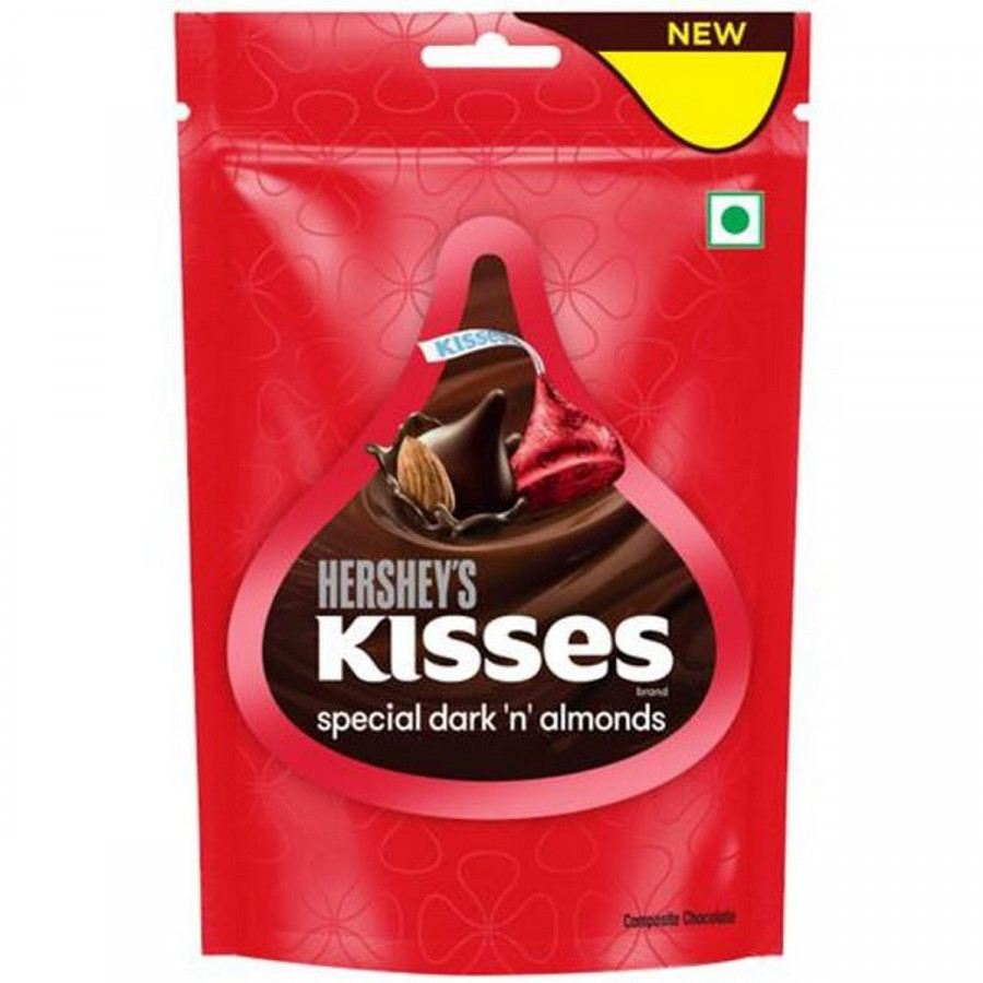 Hersheys Kisses Special Dark ?N? Almonds Chocolate  33.6 G