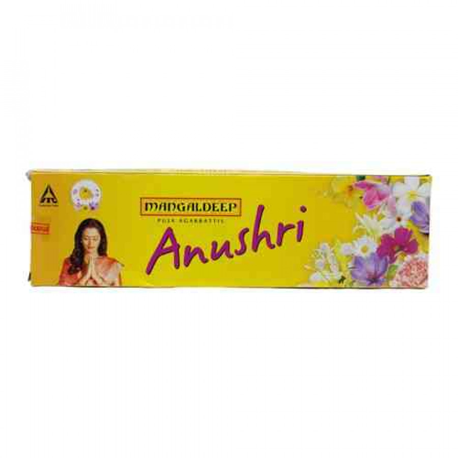 Mangaldeep Anushri Puja Agarbattis, 60 Sticks Carton
