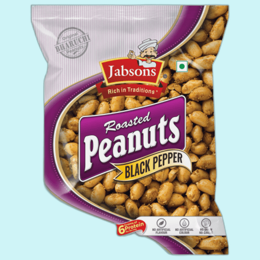 JABSONS BLACK PEPPER PEANUTS