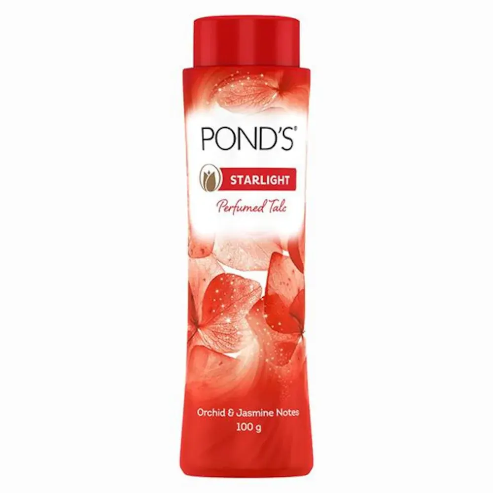 Pond's Starlight Perfumed Talcum Powder Orchid Jasmin 100G