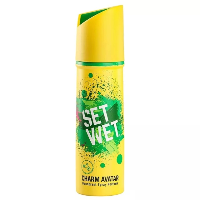 Set Wet Deodorant For Men Charm Avatar Peppermint Punch  150ml
