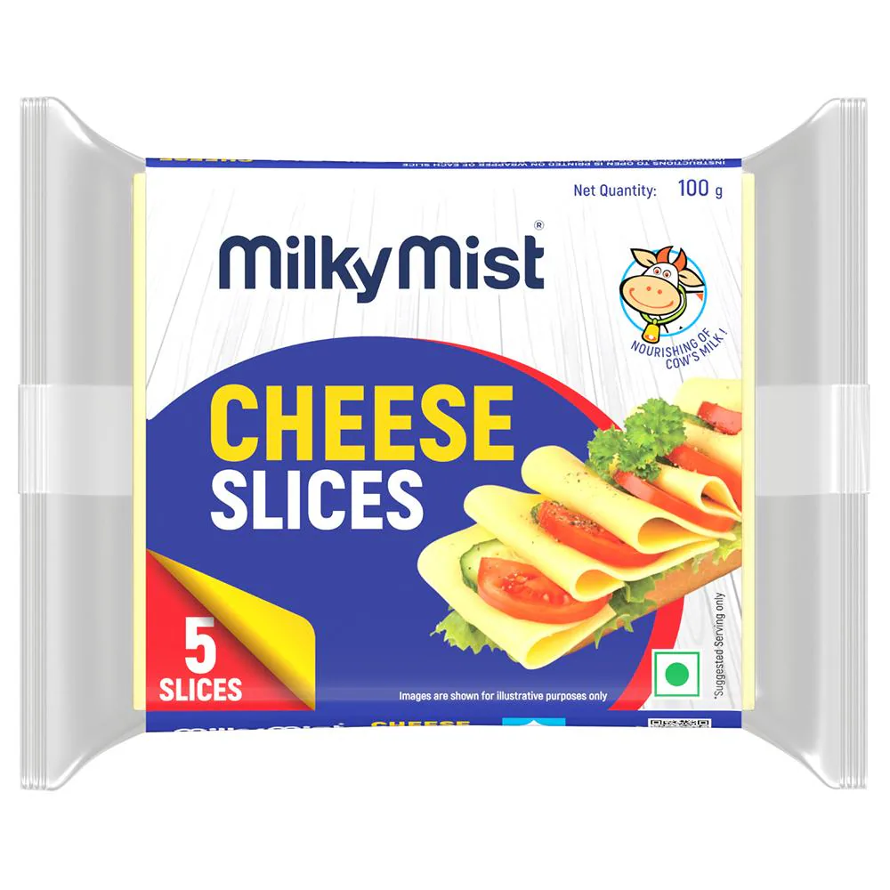 Milky Mist Cheese Slices  100g