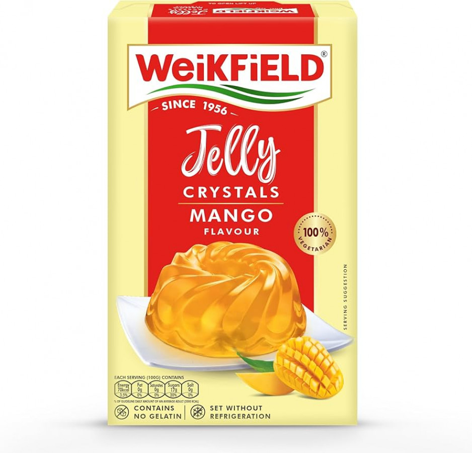 Weikfield Jelly Crystals Mango Flavour 90G