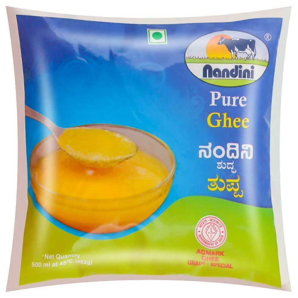 Nandini Pure Ghee  500ml Pouch