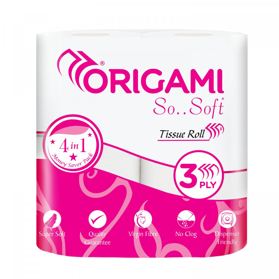 Origami Tissue Roll 4in1