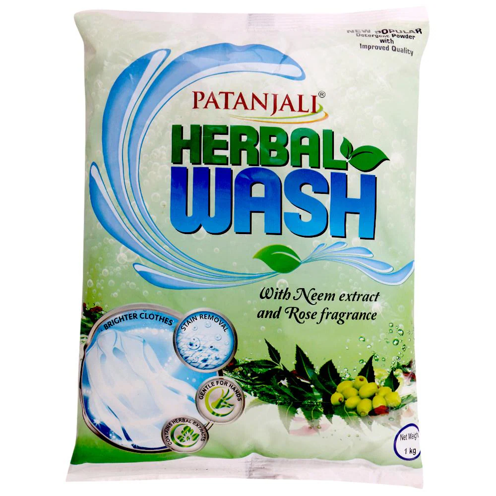 Patanjali Detergent Powder ? Herbal Wash  1 Kg