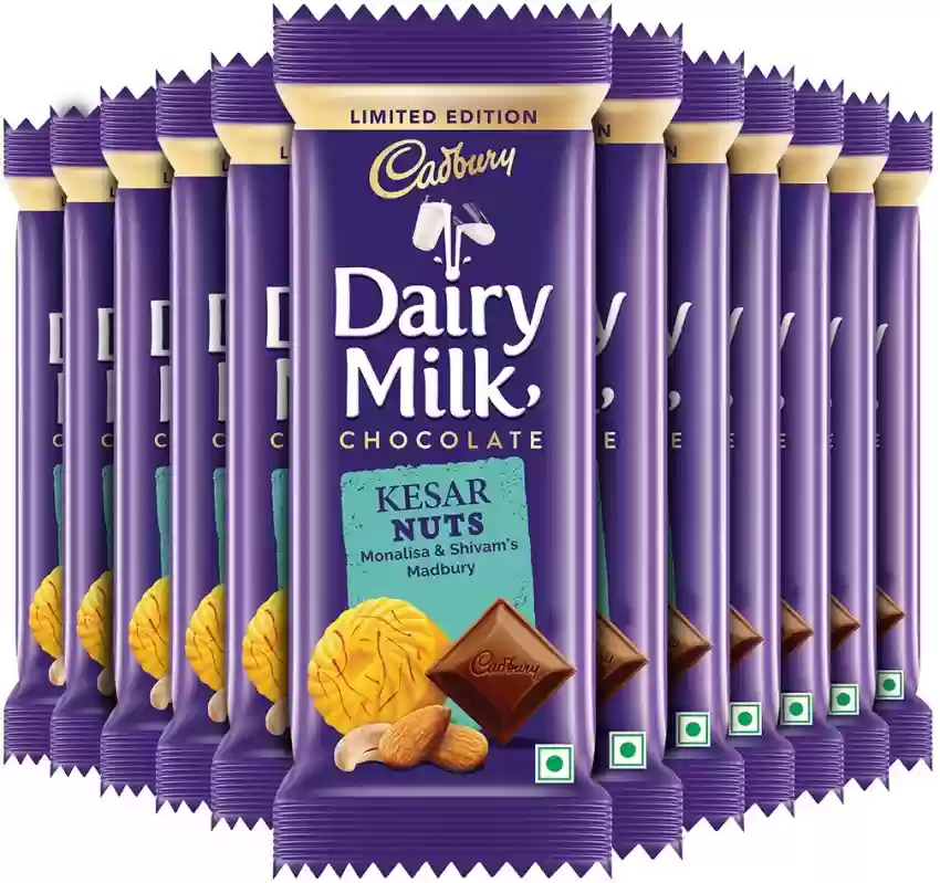 Cadbury Dairy Milk Chocolate Kesar Nuts 36Gm