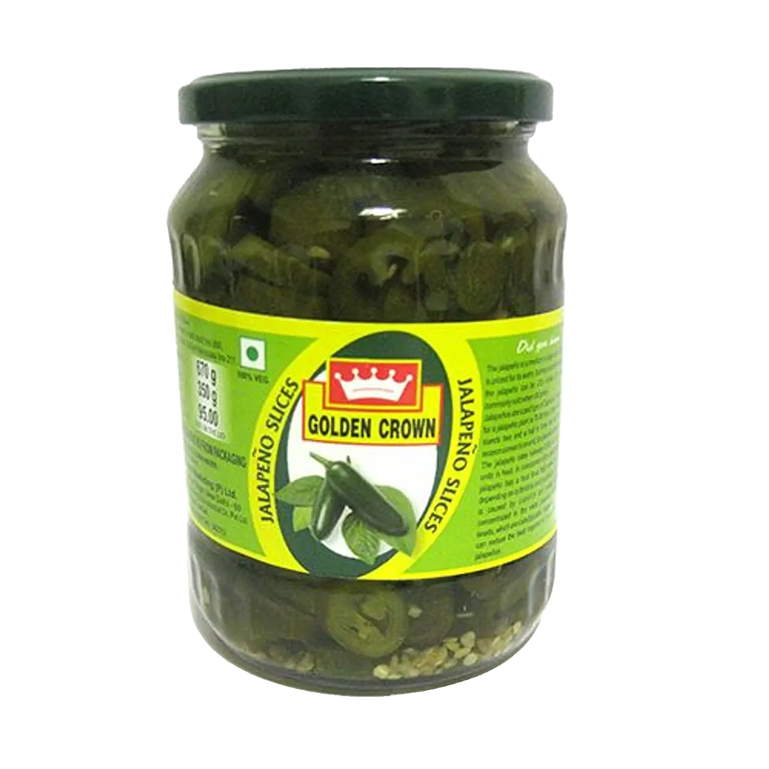 GOLDEN CROWN JALAPENO SLICE IN NATURAL VINEGAR