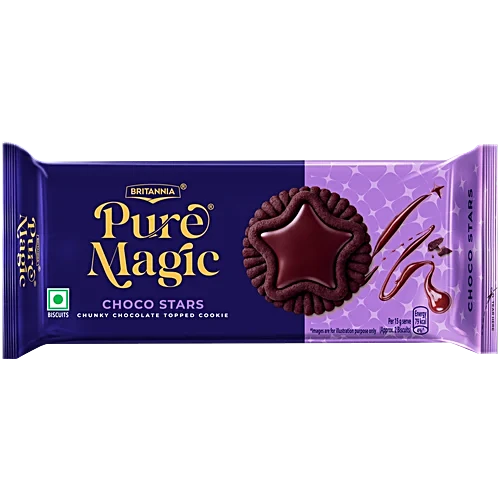BRITANNIA PURE MAGIC CHOCO STARS