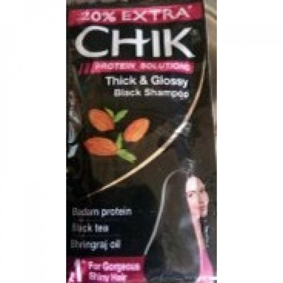 Chik Thick & Glossy Black Sham