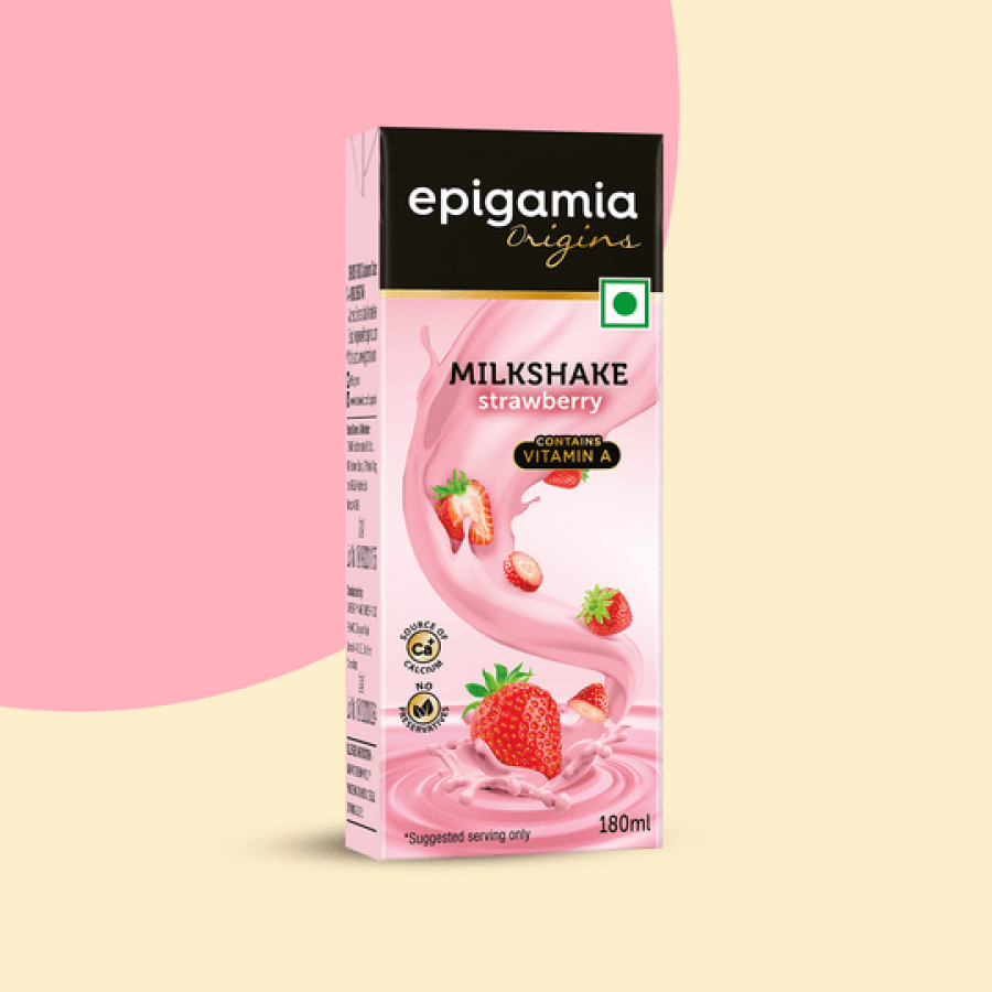 Epigamia Strawberry Milk Shake