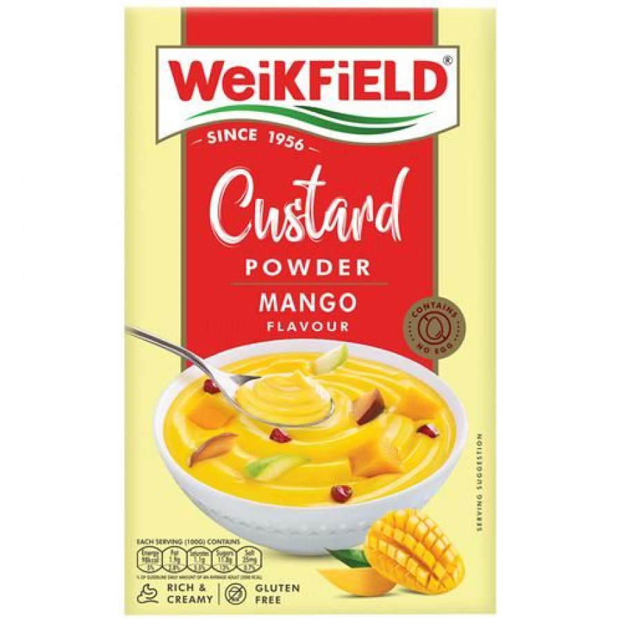 Weikfield Custard Powder  Mango Flavour  75g