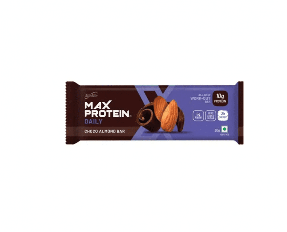Rite Bite Max Protein Daily Choco Almond Bar 50G