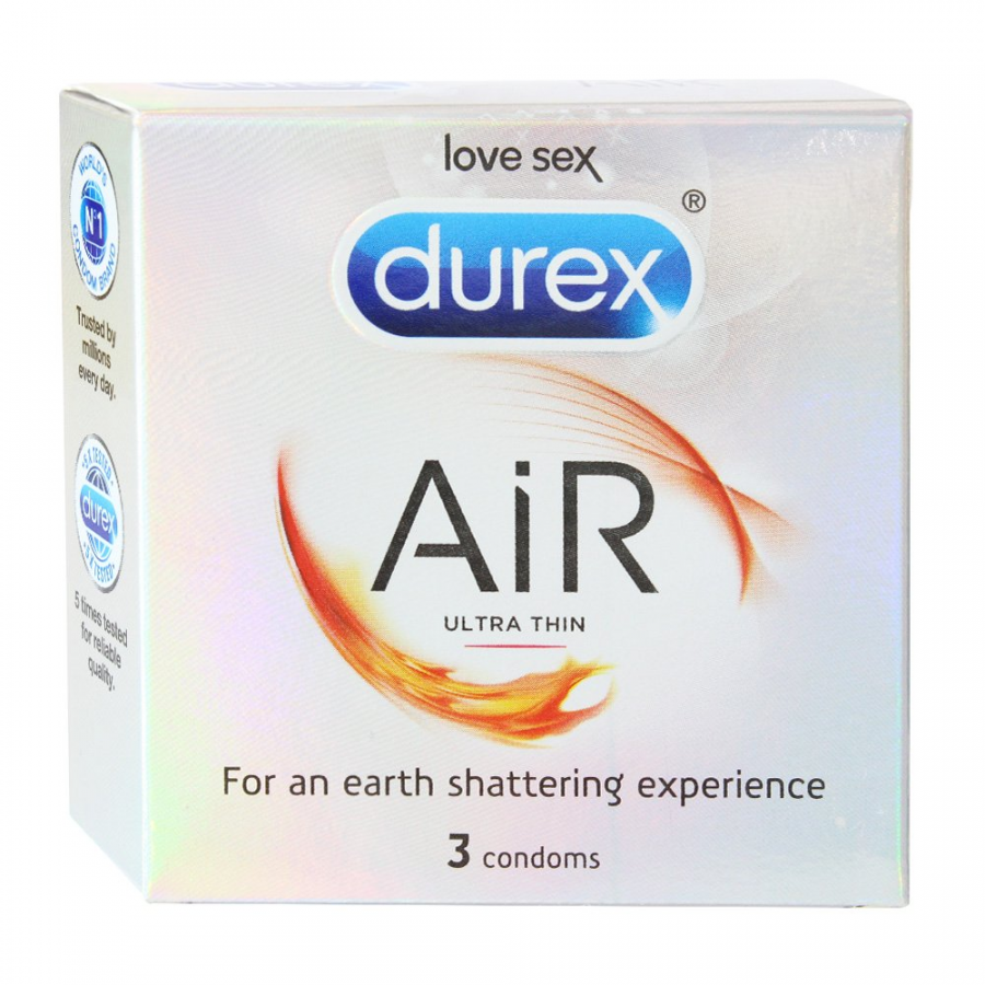 Durex Ultra Thin Condoms For Men - Air 3 Units