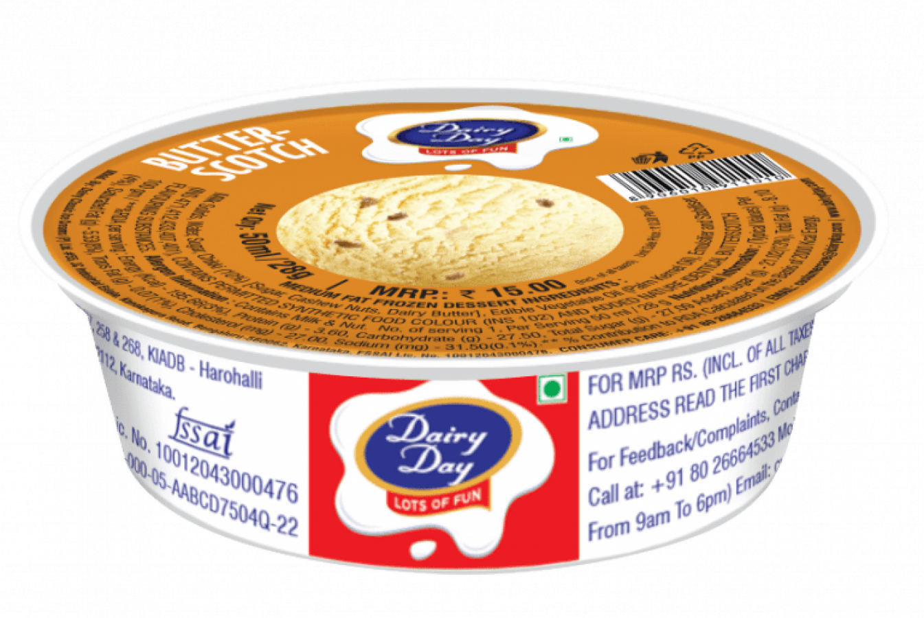 Dairy Day Ice Cream  Buttersco
