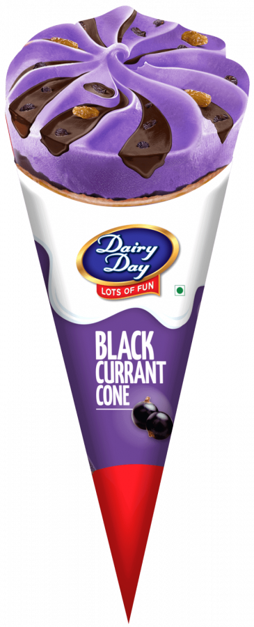 Dairy Day Cone Ice Cream  Blac
