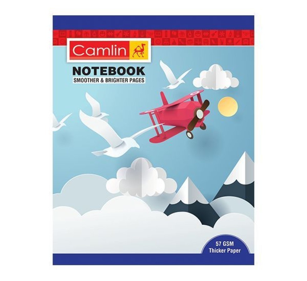 CAMLIN UNRULED A5 NOTEBOOK