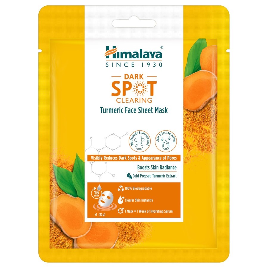 HIMALAYA DARK SPOT TUMERIC FACE SHEET MASK