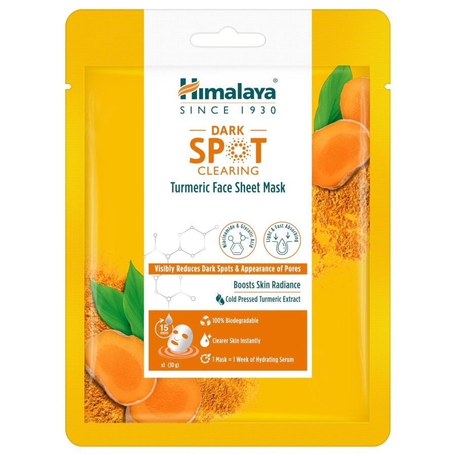 HIMALAYA DARK SPOT TUMERIC FACE SHEET MASK