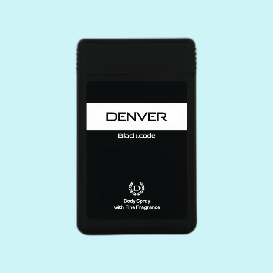 DENVER POCKET PERFUME. BLACK CODE 18ML