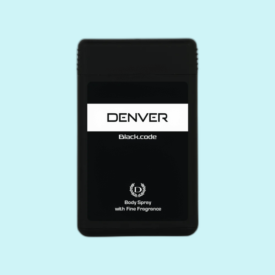 DENVER POCKET PERFUME. BLACK CODE 18ML