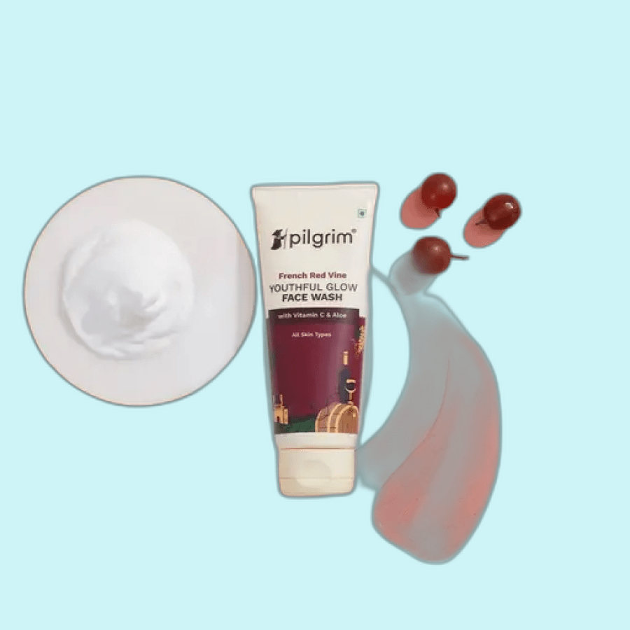 PILIGRIM FRENCH RED VINE GLOW FACEWASH