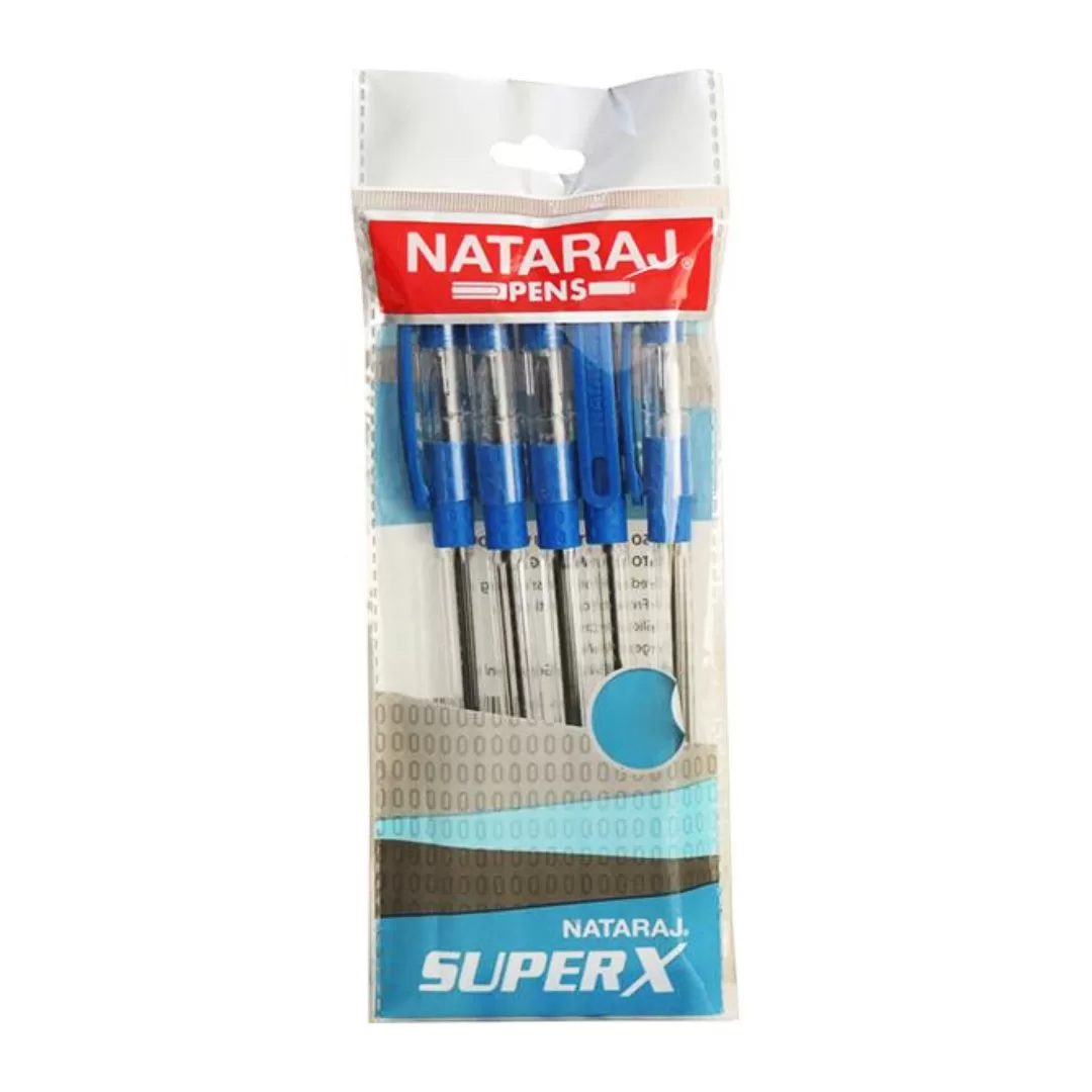 NATRAJ SUPER XBALL PEN BLUE
