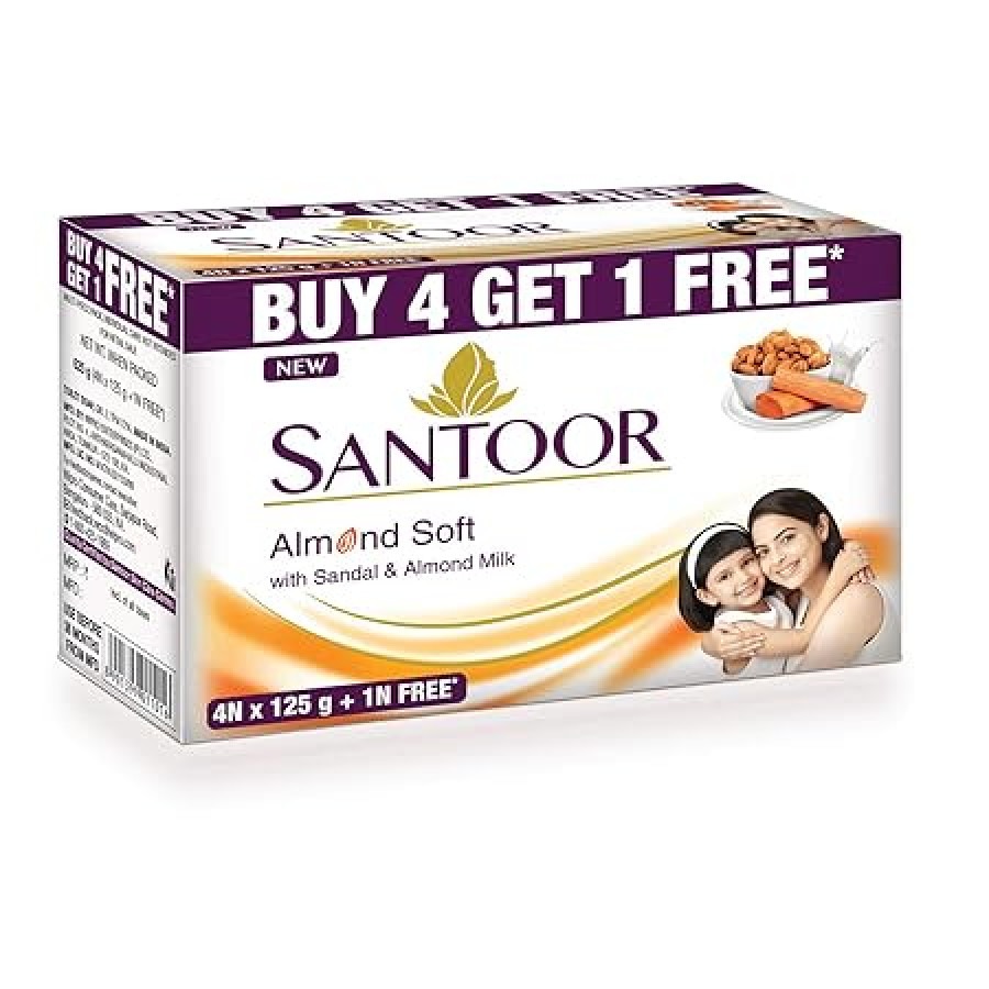 SANTOOR SANDAL AND ALMOND
