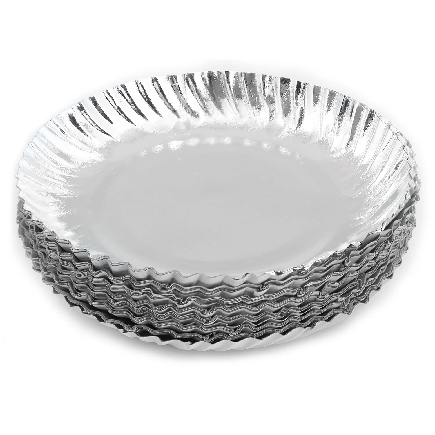 PAPER PLATE SILVER