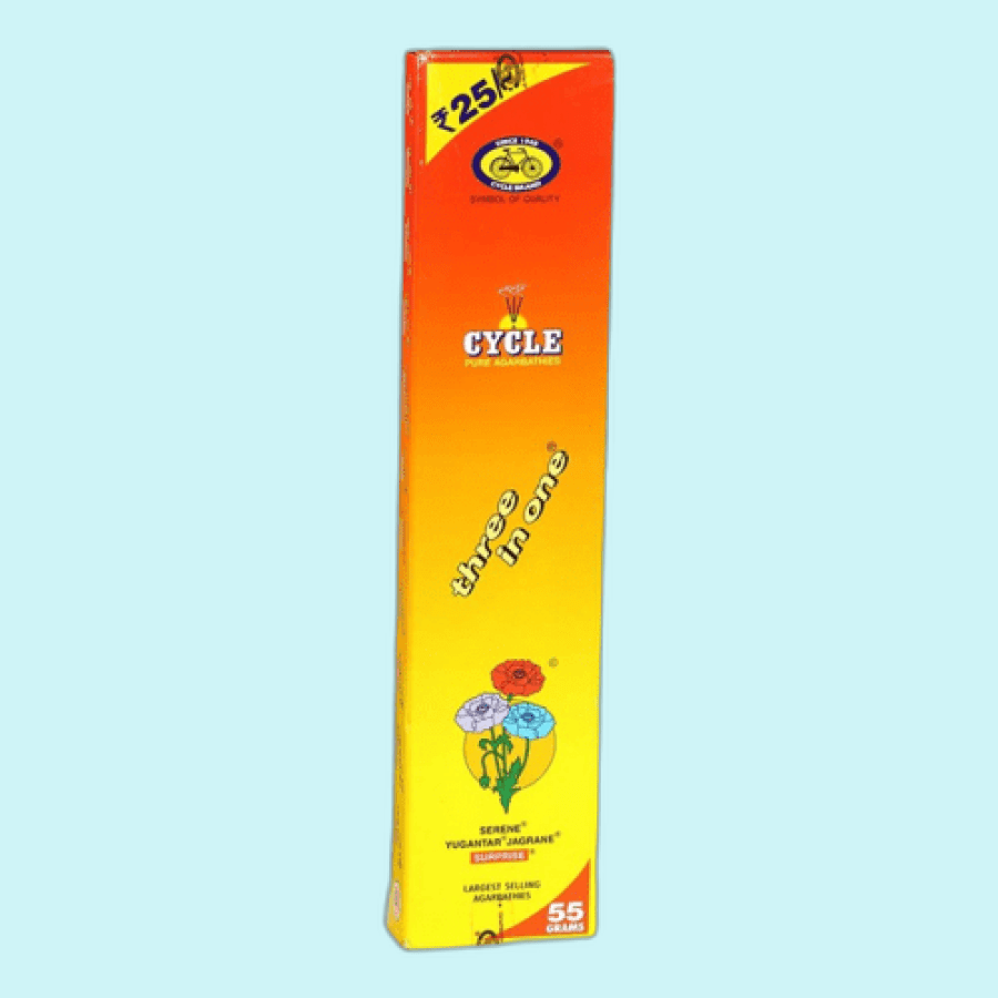 CYCLE THREE IN ONE AGARBATHI