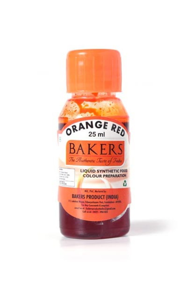 bakers orange red