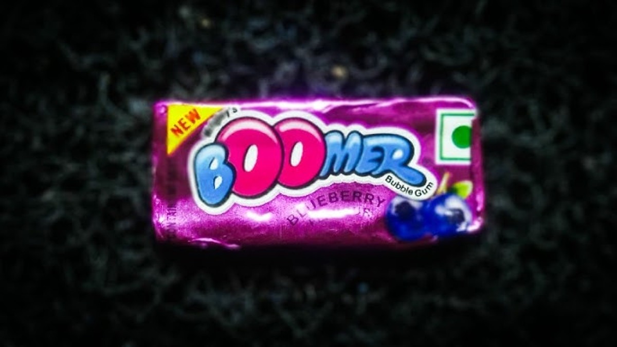 BOOMER BLUE BERRY BUBBLE GUM