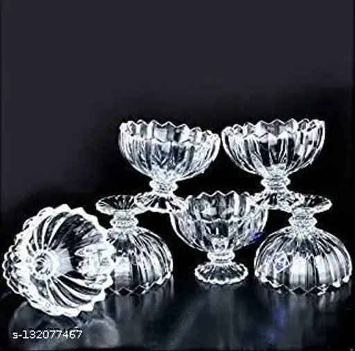 DELISOGA GLASS ICE CREAM SERVING 6PCS